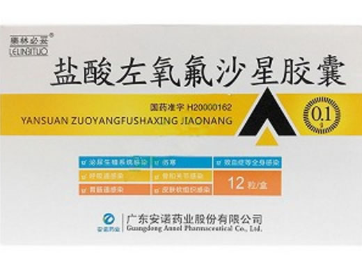 乐林必妥盐酸左氧氟沙星胶囊招商代理 :盐酸左氧氟沙星胶囊(乐林必妥) 0.1g*12粒 东莞万成制药