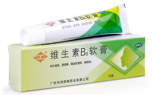 顺峰维生素B6软膏招商代理 10g 顺峰药业