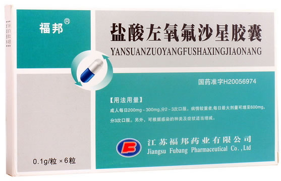 福邦盐酸左氧氟沙星胶囊招商代理 6粒