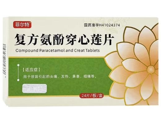 菲尔特复方氨酚穿心莲片招商代理 24片