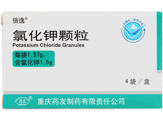 倍逸氯化钾颗粒招商代理 4袋 药友制药