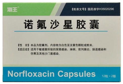 诺氟沙星胶囊招商代理 24粒 福州海王福药制药