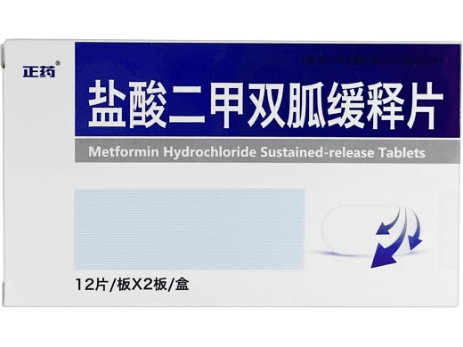 正药盐酸二甲双胍缓释片招商代理 24片 科瑞南海制药