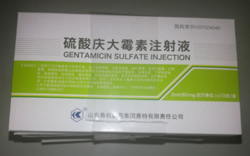 硫酸庆大霉素注射液招商代理 2ml*10支 山东鲁抗