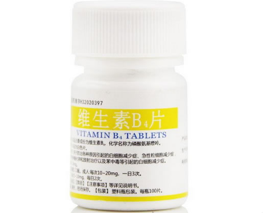 晨维生素B4片招商代理 100片