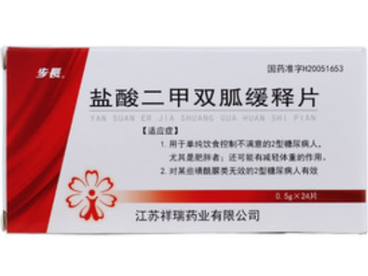 步长盐酸二甲双胍缓释片招商代理 24片 步长