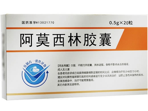 阿莫西林胶囊招商代理 20粒 中诺药业