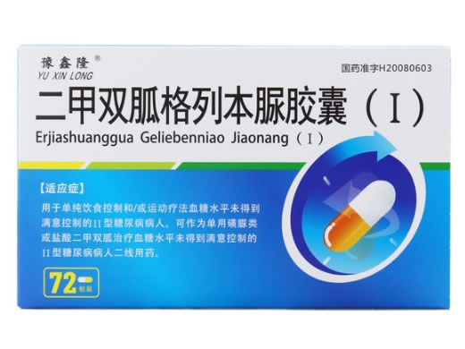 豫鑫隆二甲双胍格列本脲胶囊(Ⅰ)招商代理 
