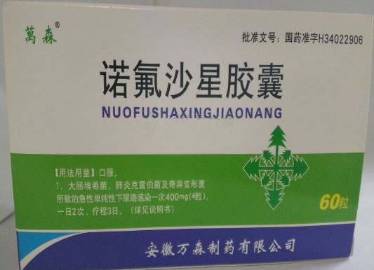 诺氟沙星胶囊招商代理 60粒 万森制药