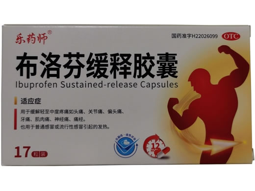 乐药师布洛芬缓释胶囊招商代理 17粒