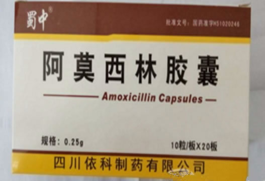 蜀中阿莫西林胶囊招商代理 0.25g*200粒