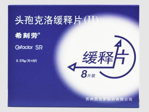 头孢克洛缓释片(Ⅱ)