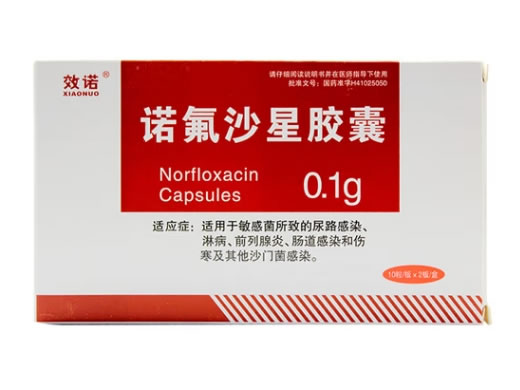 效诺诺氟沙星胶囊招商代理 20粒