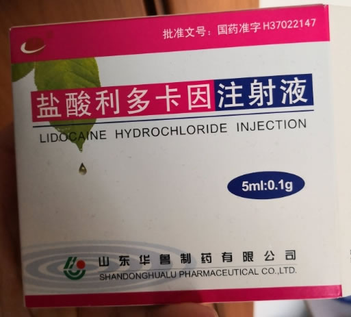 盐酸利多卡因注射液招商代理 5ml 山东华鲁制药