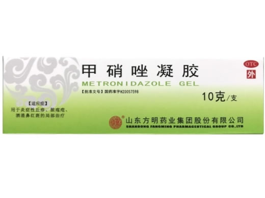 甲硝唑凝胶招商代理 10g 方明
