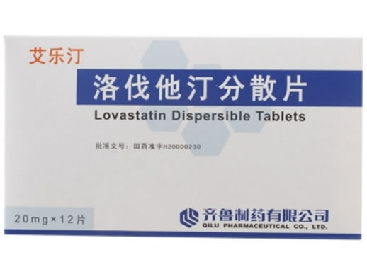 艾乐汀洛伐他汀分散片招商代理 12片