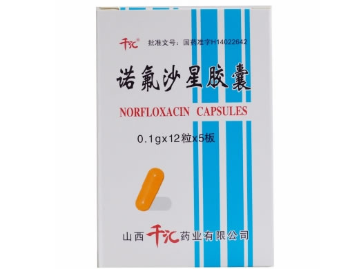 诺氟沙星胶囊招商代理 60粒 山西千汇药业