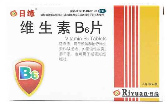 日缘维生素B6片招商代理 100片 山西国润