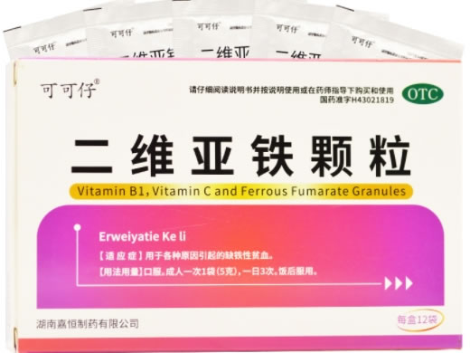 可可仔二维亚铁颗粒招商代理 12袋