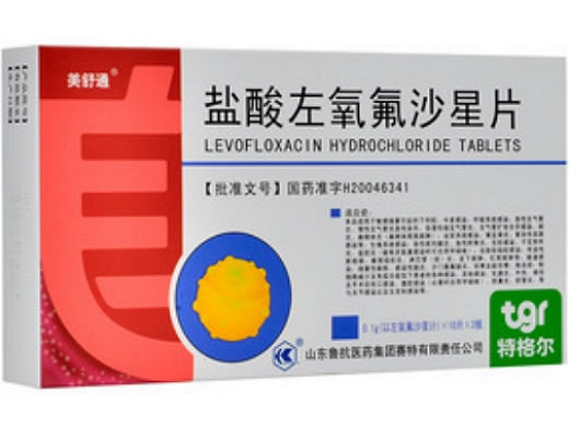 特格尔盐酸左氧氟沙星片招商代理 20片 山东鲁抗
