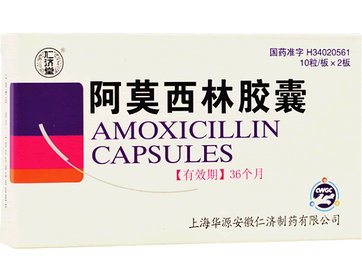 阿莫西林胶囊招商代理 20粒 仁济制药