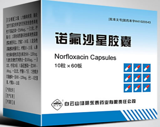 诺氟沙星胶囊招商代理 600粒 白云山汤阴东泰