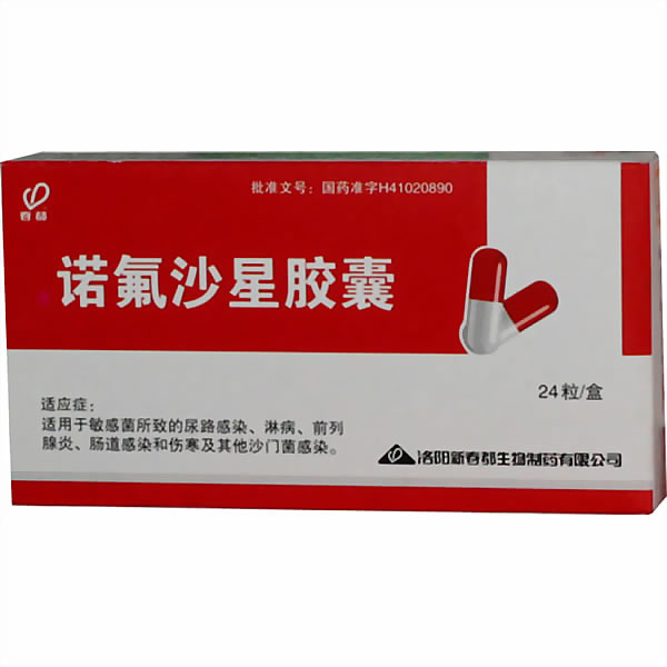 春都诺氟沙星胶囊招商代理 24粒 新春都生物制药