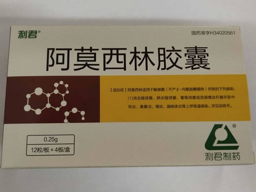 利君阿莫西林胶囊招商代理 48粒 利君