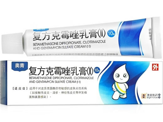 奥青/TRIDEWEL复方克霉唑乳膏(Ⅱ)招商代理 10g