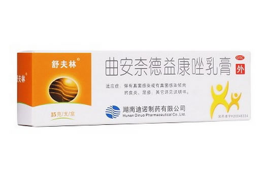 舒夫林曲安奈德益康唑乳膏招商代理 15g 迪诺制药