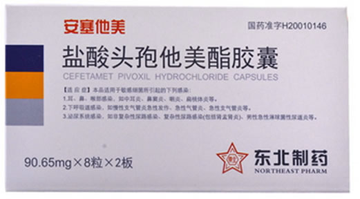 盐酸头孢他美酯胶囊