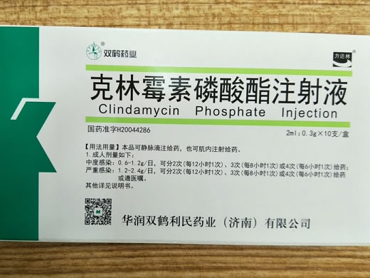 力达林/双鹤药业克林霉素磷酸酯注射液招商代理 2ml*10支