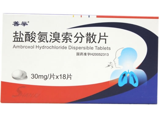 善举盐酸氨溴索分散片招商代理 18片 珠海同源药业
