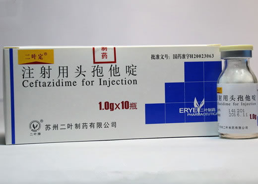 二叶定注射用头孢他啶招商代理 10瓶