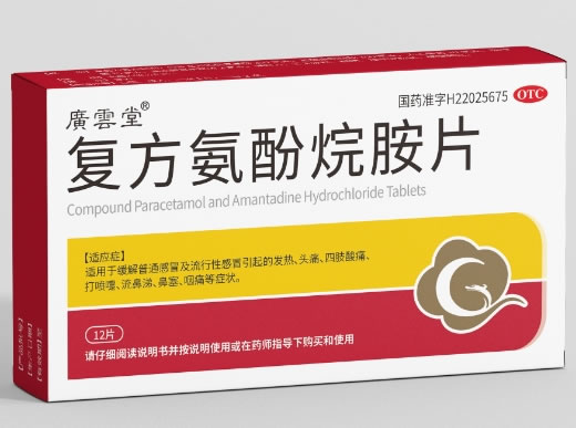 廣雲堂复方氨酚烷胺片招商代理 12片装