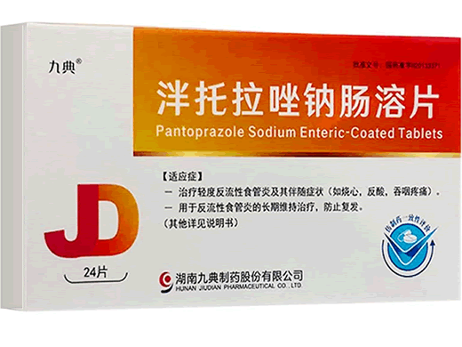 泮托拉唑钠肠溶片招商代理 24片 湖南九典