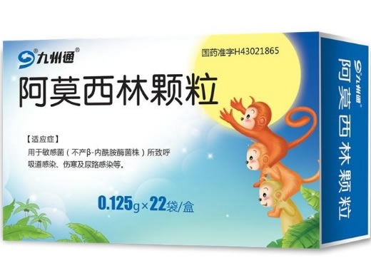 阿莫西林颗粒招商代理 22袋 康普