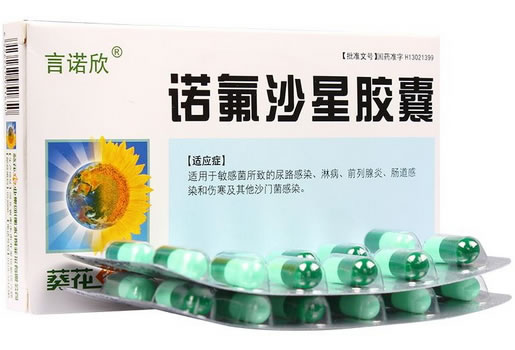 言诺欣诺氟沙星胶囊招商代理 24粒 葵花药业
