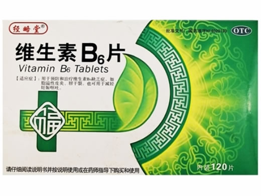 经略堂维生素B6片招商代理 120片