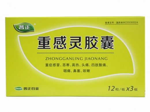 普正重感灵胶囊招商代理 36粒 普正制药