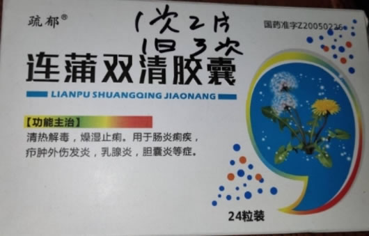 连蒲双清胶囊