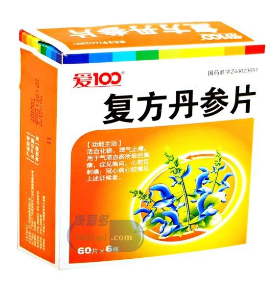 复方丹参片招商代理 :复方丹参片 60片*6瓶 江门名盛制药