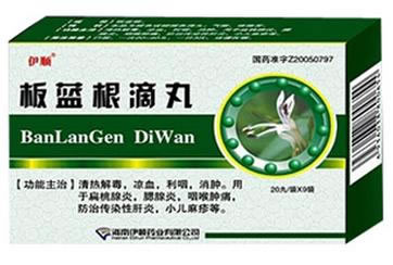 板蓝根滴丸招商代理 海南伊顺 6袋