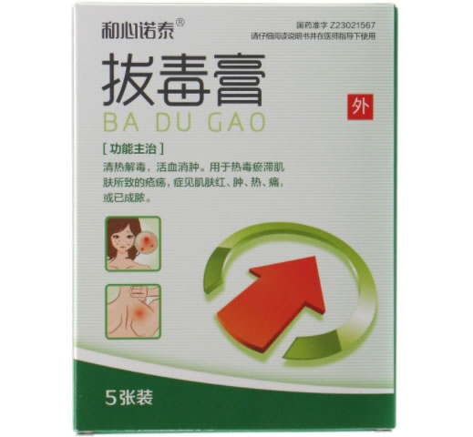 和心诺泰拔毒膏招商代理 5张装