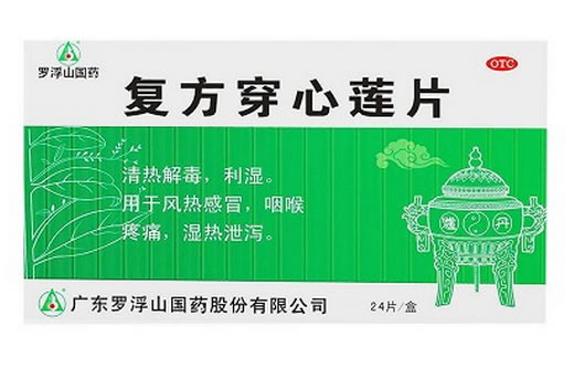 复方穿心莲片招商代理 24片 罗浮山制药