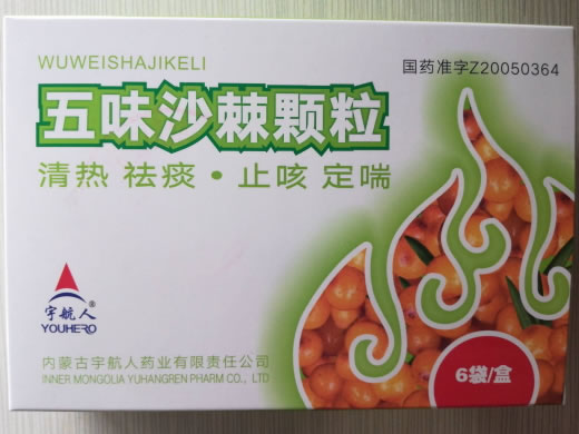 宇航人五味沙棘颗粒招商代理 6袋 宇航人药业