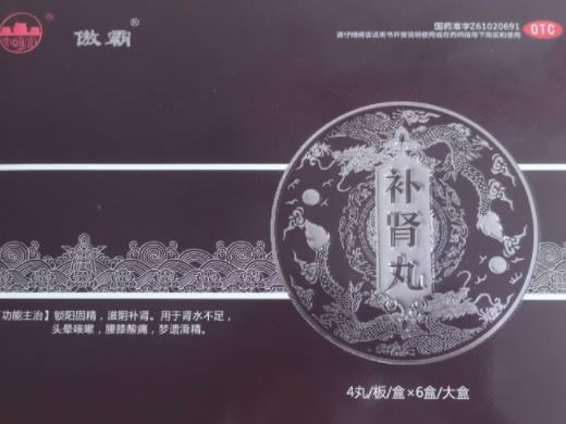 傲霸补肾丸招商代理 4丸*6盒 西安自力中药