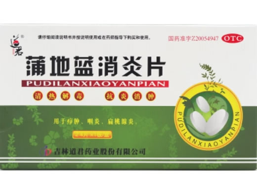 道君蒲地蓝消炎片招商代理 24片 道君