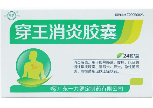 罗定穿王消炎胶囊招商代理 24粒 一力罗定