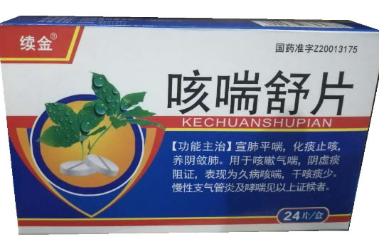 续金咳喘舒片招商代理 24片